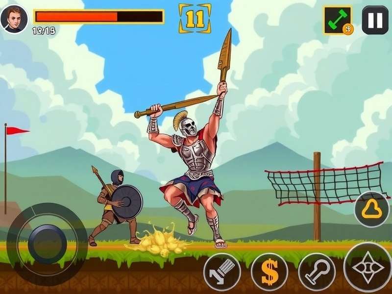 Volley Gladiator Warrior gameplay screenshot